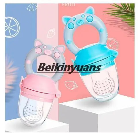 Newborn Pacifier Feeder For Baby pacifier Food Grade Silicone PP Training Nipple Milk Fresh Fruit Nibbler Teat Pacifier Bottles