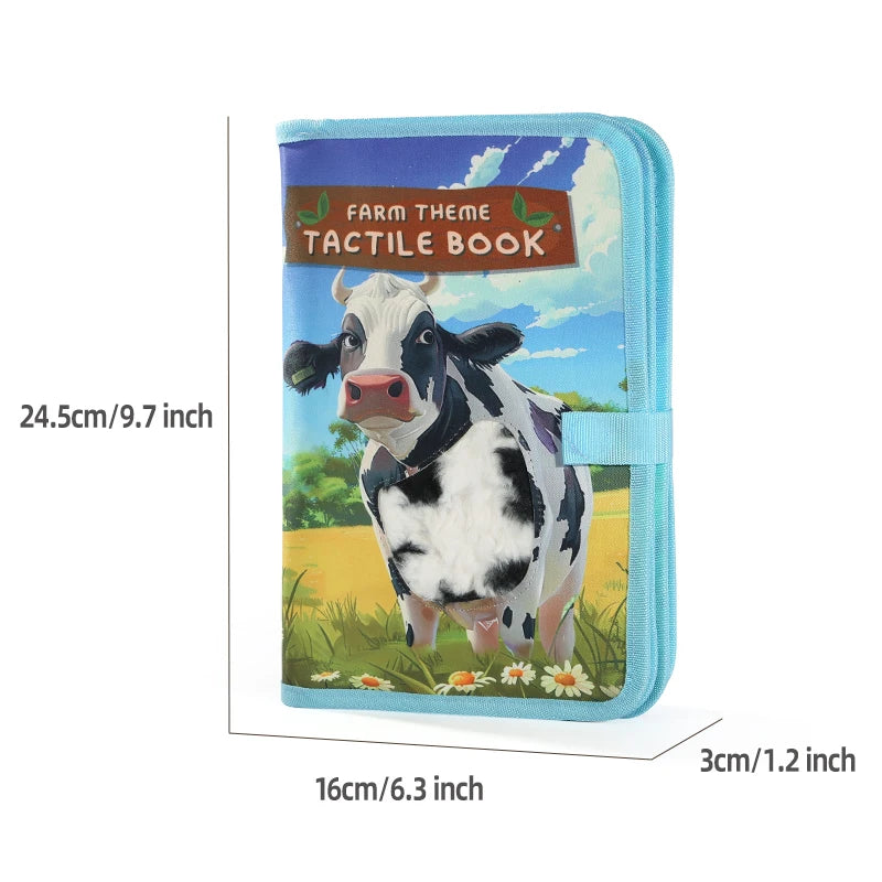 Children's Enlightenment and Early Education Cognitive Picture Books Simulated Animals Unstoppable 3D Books Touch Books Farm
