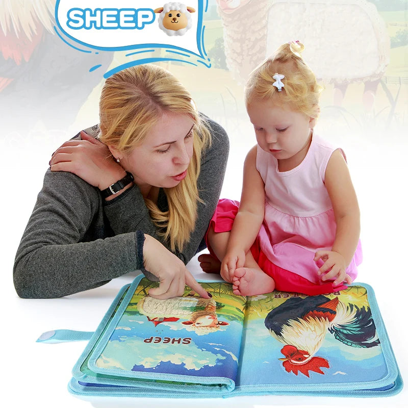 Children's Enlightenment and Early Education Cognitive Picture Books Simulated Animals Unstoppable 3D Books Touch Books Farm