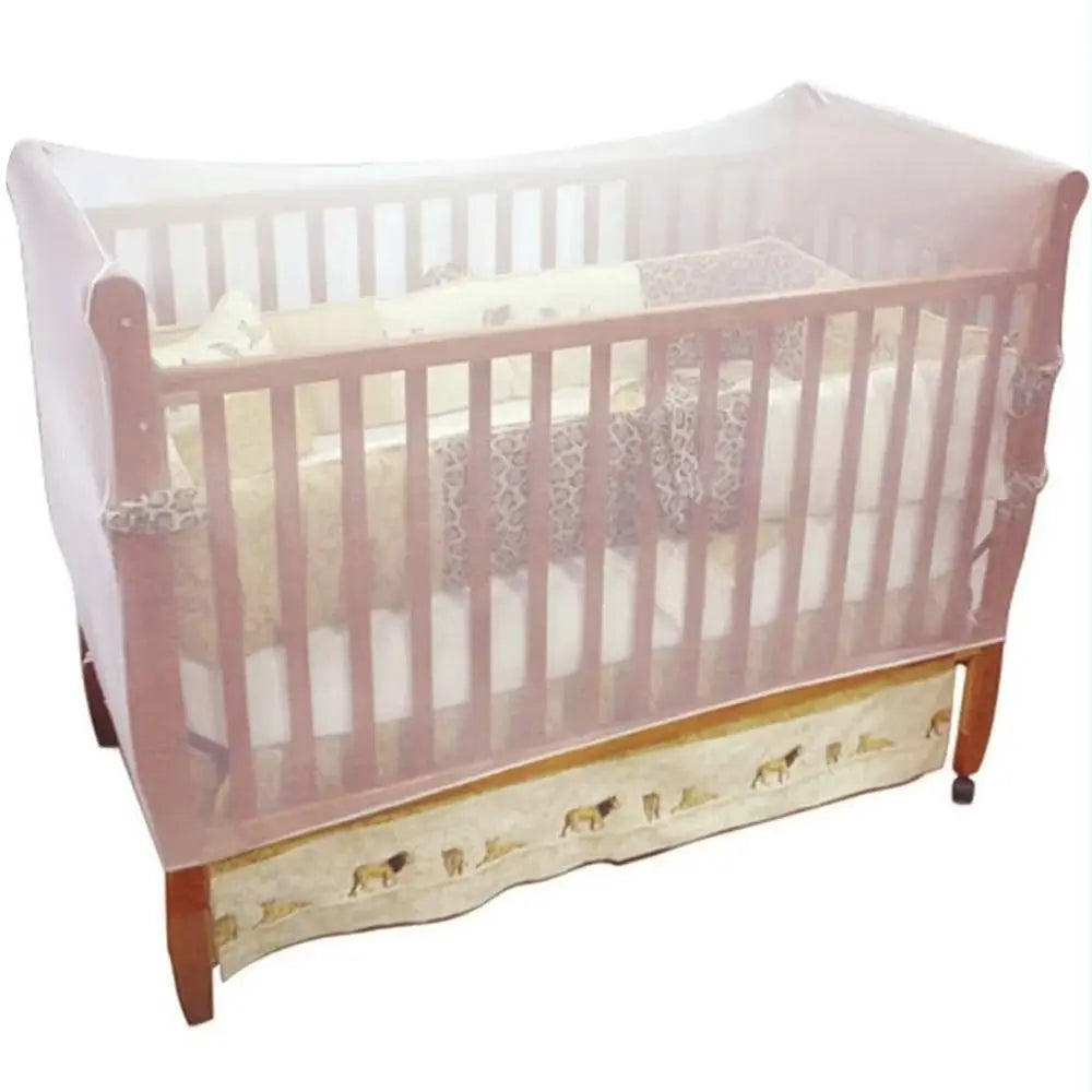 Mosquito Crib Mosquito Net Washable Foldable Baby Cot Cover Breathable Full-face Stroller Safety Tent for Holidays Travel Summer