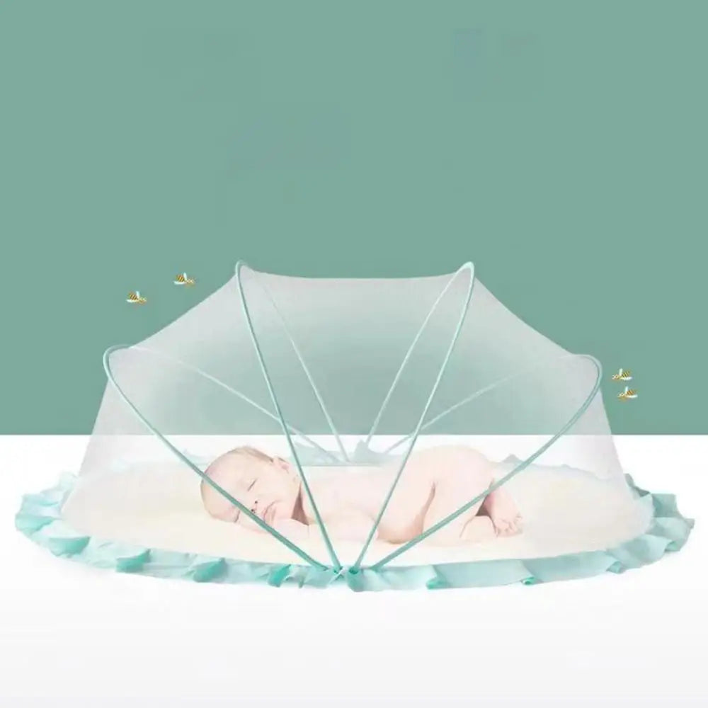 Folding Baby Crib Mosquitoes Net Breathable Soft Infant Mosquito Net Bed Portable Full-Coverage Mesh Sleeping Net Baby Sleep