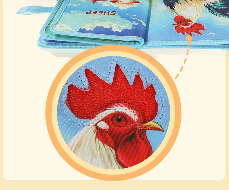 Children's Enlightenment and Early Education Cognitive Picture Books Simulated Animals Unstoppable 3D Books Touch Books Farm