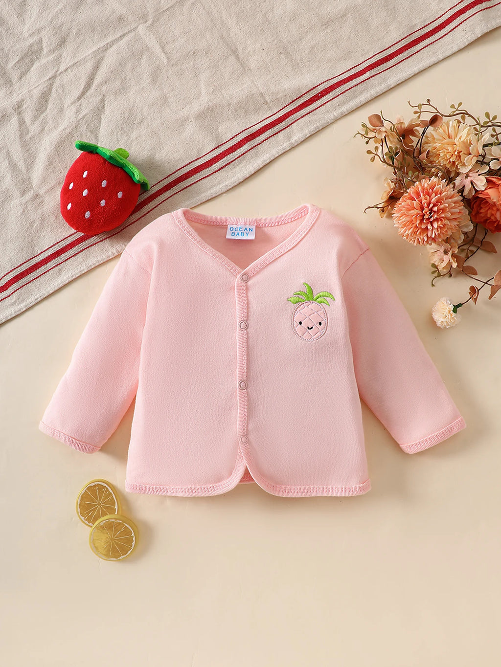 Newborn Baby 8-Piece Clothing Layette Set 100% Soft Combed Cotton Cute Grey Bear Print Infant Romper Bodysuit Hat Bib Outfit Gif