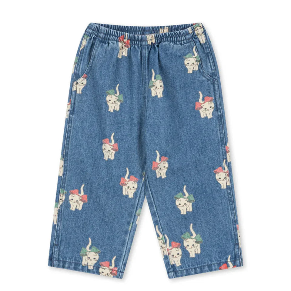 26 KS Toddler Girls Denim Overalls Boys Lemon Jacket Jeans Girl Cat Vest Dress Children Clothes Set Kids Fashion Outerwear Pants