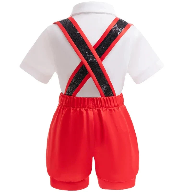 2025 Baby Clothes Cartoon  Mouse Play Cosplay  Girl Boy Backband Pants Set Stage Performance Christmas  Kid Halloween Costume