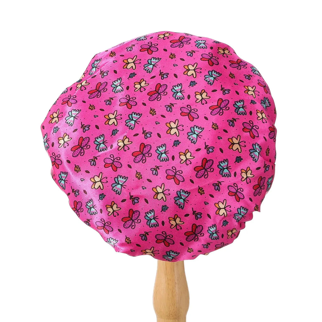 Satin Bonnet for Baby Hair Care Night Sleep Silk Beanie Hat Newborn Baby Girls Children Sleeping Bonnets Cap Kids Cooking Hat