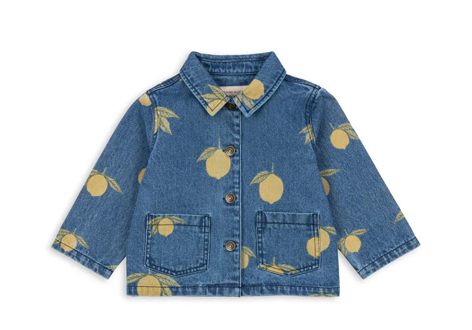 26 KS Toddler Girls Denim Overalls Boys Lemon Jacket Jeans Girl Cat Vest Dress Children Clothes Set Kids Fashion Outerwear Pants