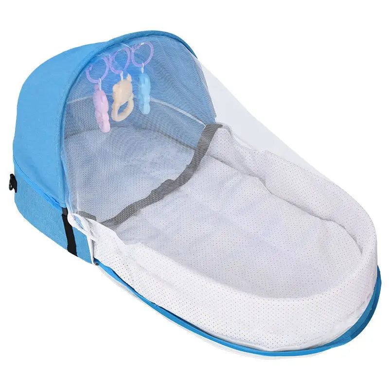 Portable Folding Anti-Crush Baby Bed Mid-Size Crib for Newborns Isolation Bionic Travel Baby Bed