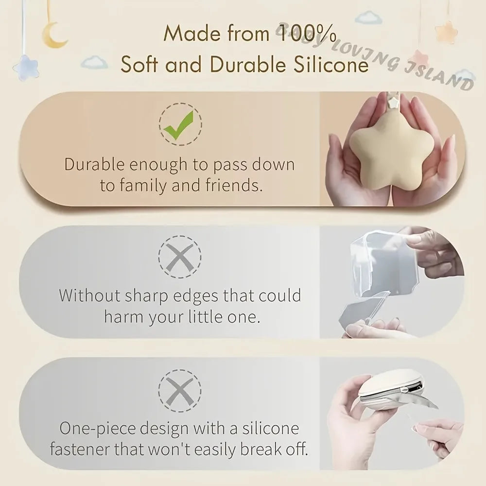 1PC Baby Pacifier Holder Bag Food Grade Silicone Infant Portable Soother Container Box Nipple Storage Box Cases Accessories