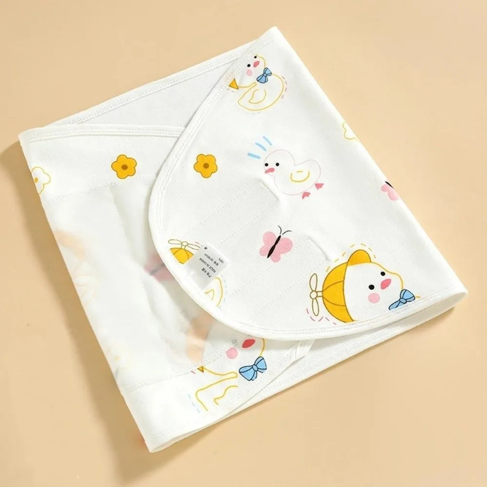 Comfortable Anti-startle Baby Sleeping Bag Cotton Single Layer Baby Swaddle Blanket Cartoon Newborn Sleep Bag Wrap