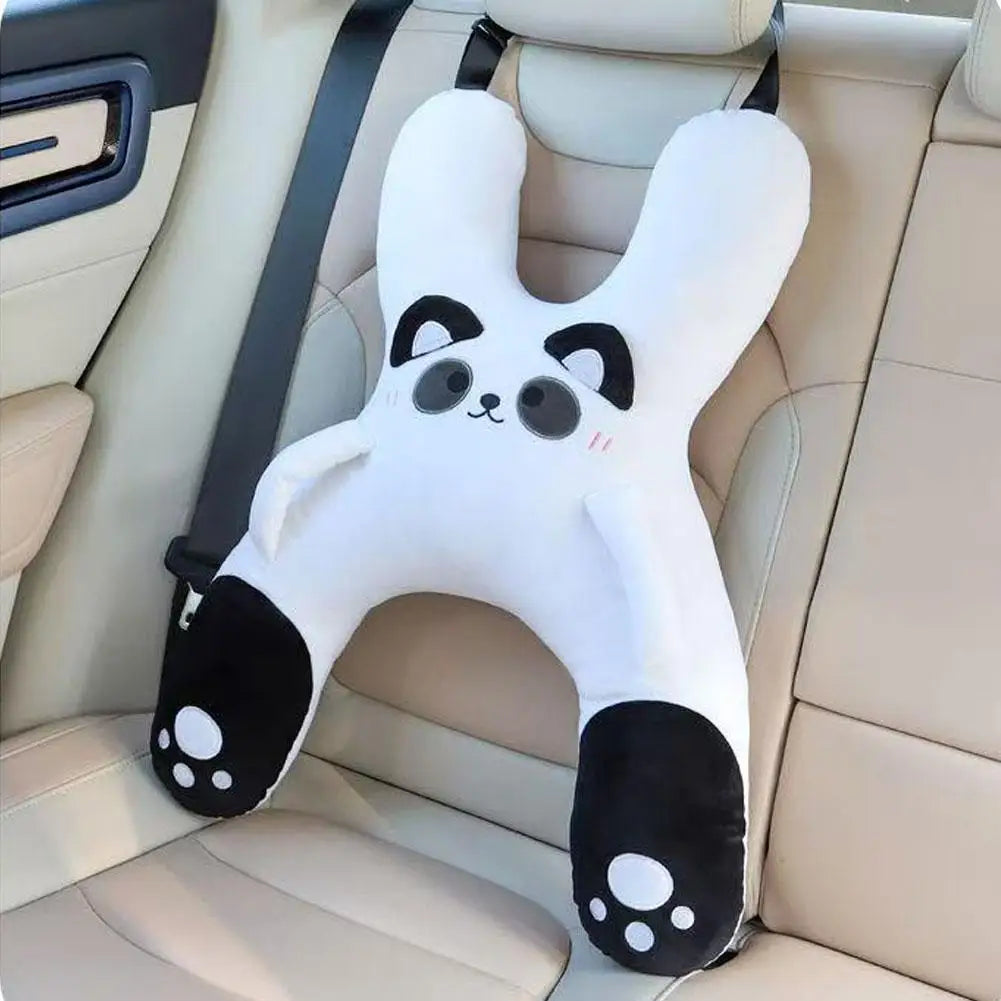 Car Children's Pillow Comfortable And Breathable Car Waist Pillow Child Cute Sleeping Car-Mounted Headrest Cartoon Support B0N1