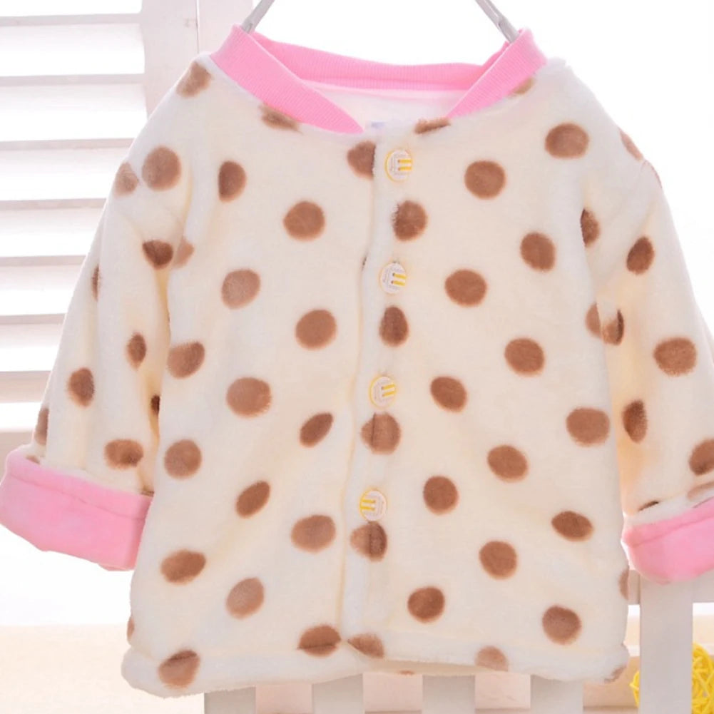 Flannel Babies Suit, -Piece Toddlers Clothes Set,Long Sleeve Tops+Waist Coat+Pants,Sweet Cute Girls Winter Cotton Snowsuits