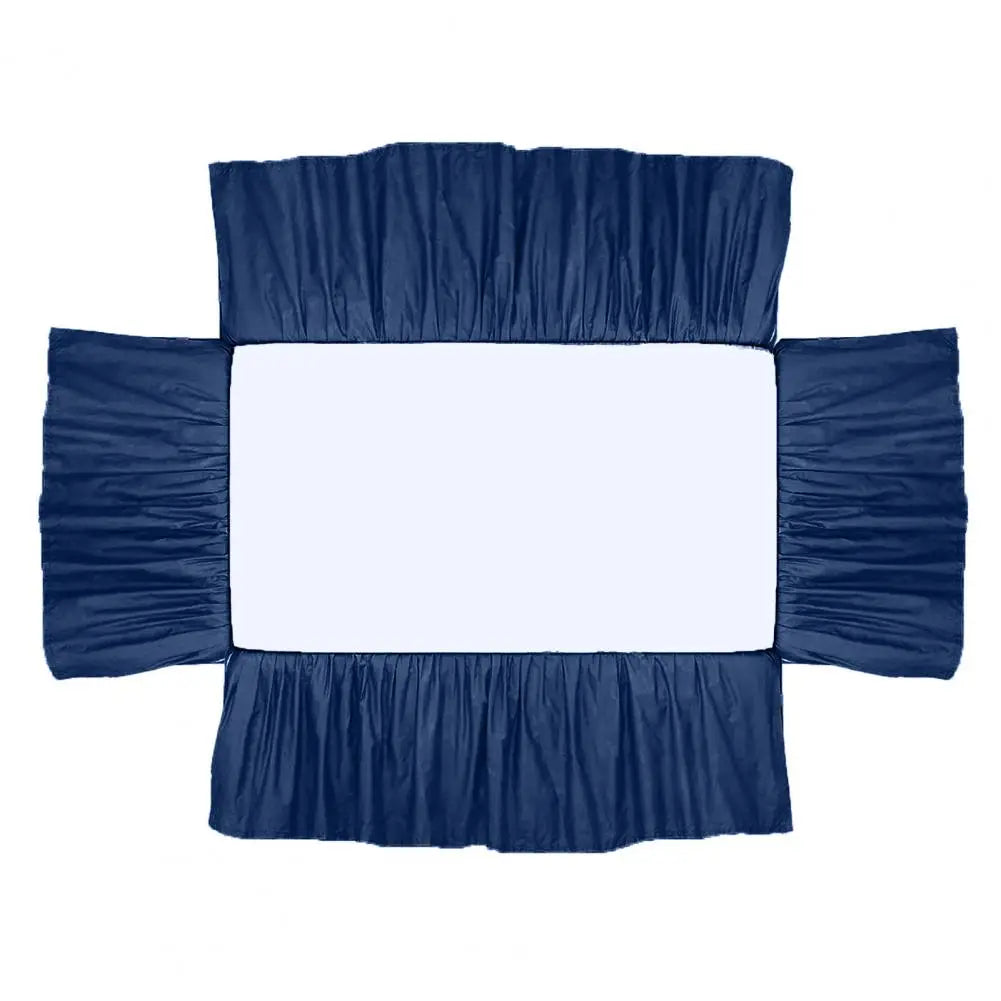 Nursery Decor Accessory Soft Elastic Baby Crib Bed Skirt for Bedroom Easy Installation Dust Cover Pleated Toddler for Boys