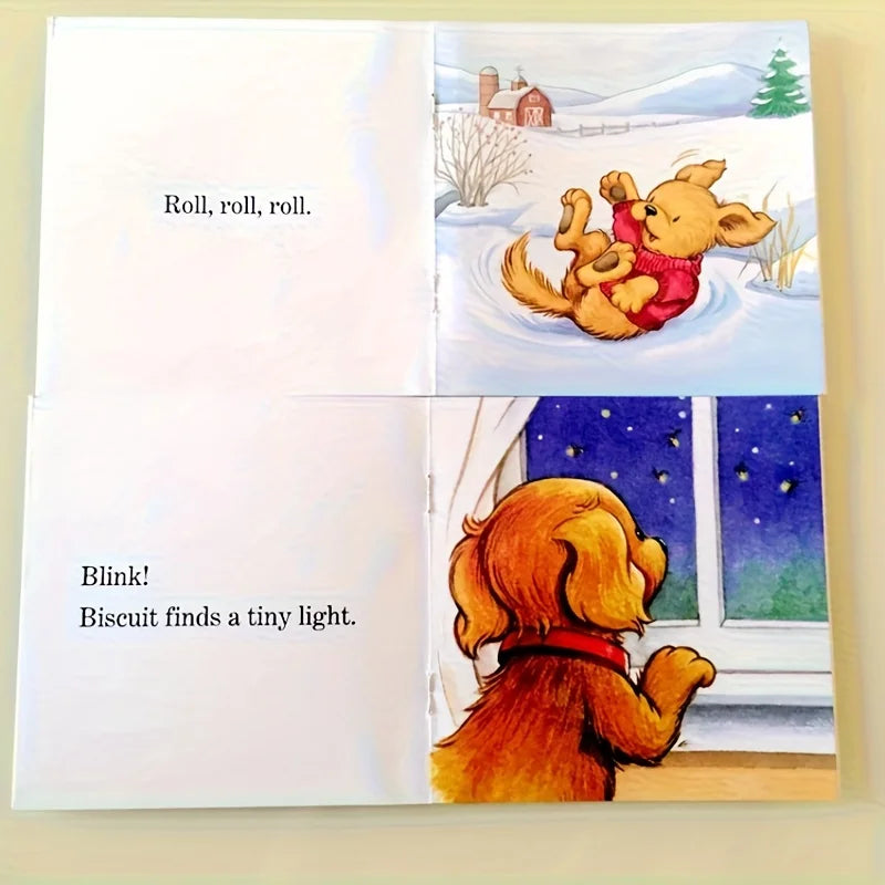 Phonics Readers 12-Book Set,Biscuit The Dog Children's Books for Early Learning, English Beginner Reading Collection,Sekx Tablet