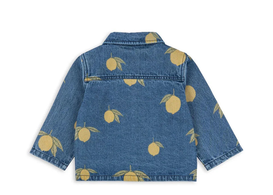 26 KS Toddler Girls Denim Overalls Boys Lemon Jacket Jeans Girl Cat Vest Dress Children Clothes Set Kids Fashion Outerwear Pants