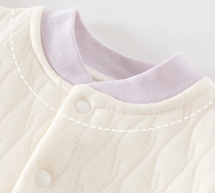 Baby Girl Cute Clothes Newborn Baby Warm Spring Autumn Outwear Jumpsuit Infant 0-18Months Soft Pure Cotton Casual Bodysuit