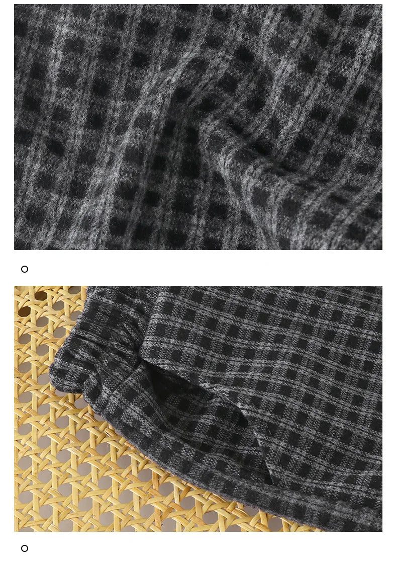 1-6 Years Children Clothing Boys Girls Korean Style Casual Loose Plaid Straight Trousers Outdoor Mosquito Repellent Kids Clothes