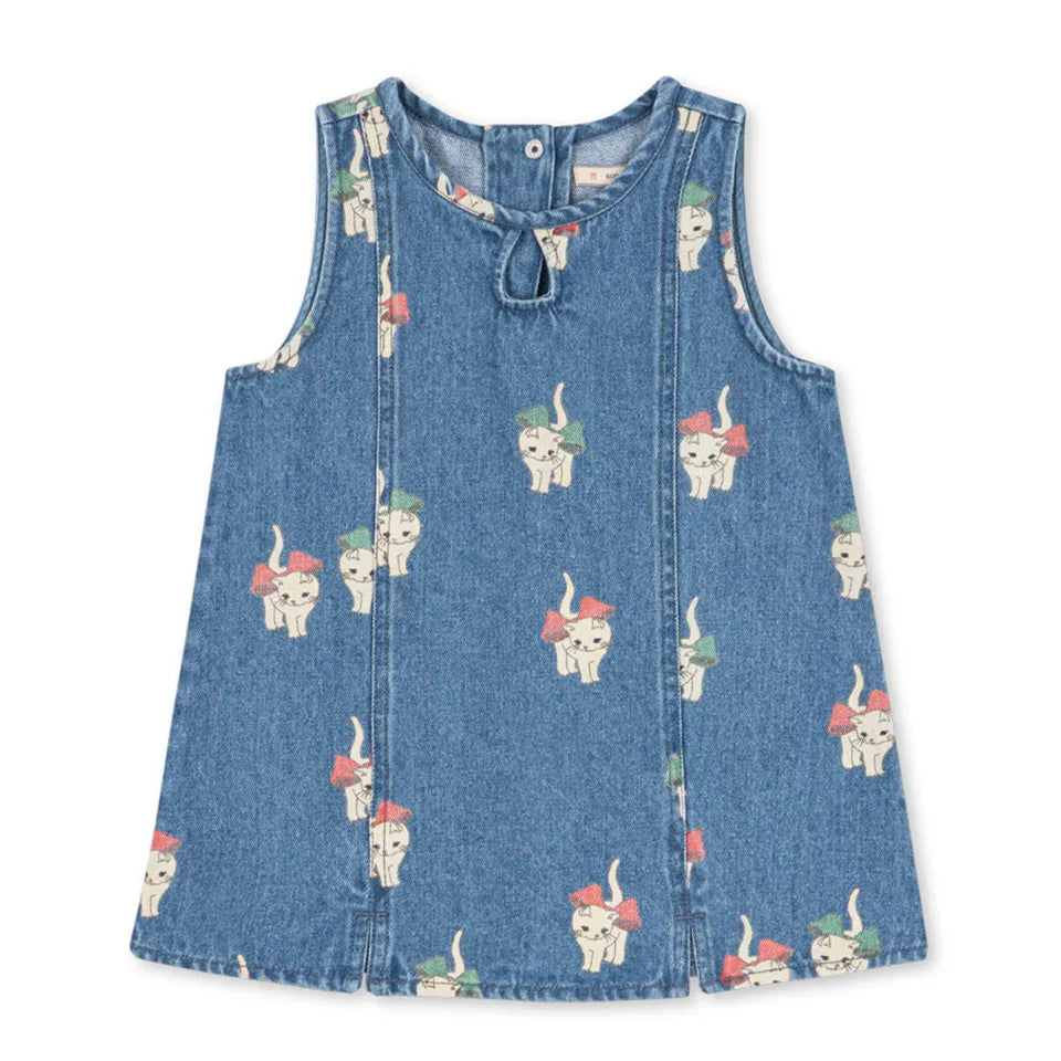 26 KS Toddler Girls Denim Overalls Boys Lemon Jacket Jeans Girl Cat Vest Dress Children Clothes Set Kids Fashion Outerwear Pants