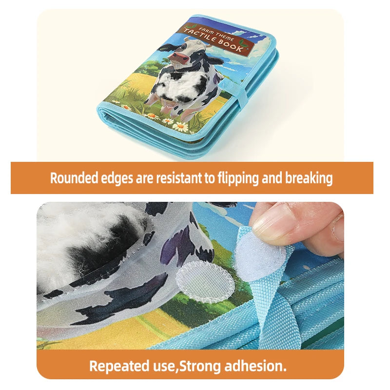 Children's Enlightenment and Early Education Cognitive Picture Books Simulated Animals Unstoppable 3D Books Touch Books Farm