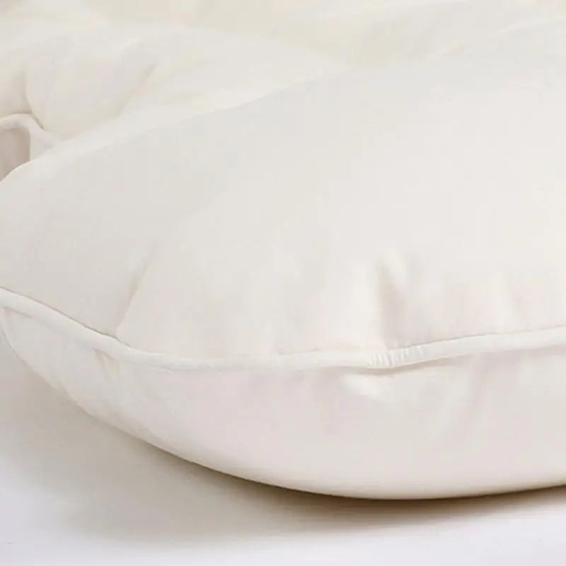 U13F Moon Shaped Baby Pillow Comfortable and Soft Infant Solid Color Pacify Pillow