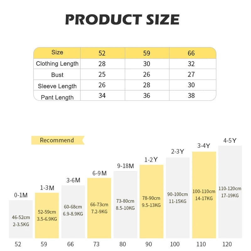 Baby Strap Clothes Multicolour Baby Long Sleeve Split Set 0-6 Months Newborn Boneless Pure Cotton Clothing