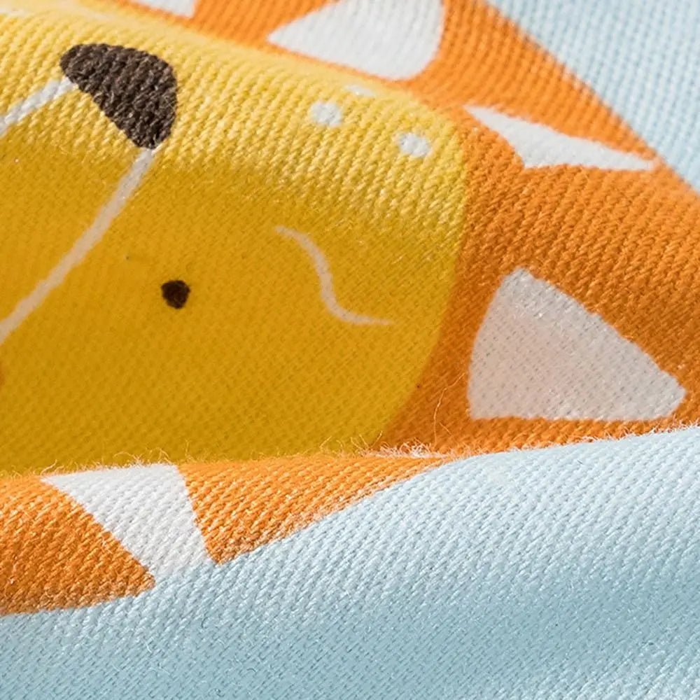 Cotton Baby Neck Support Pillow Curved Design Removable Pillowcase Baby Sleeping Pillow Soft Touch Hidden Zipper