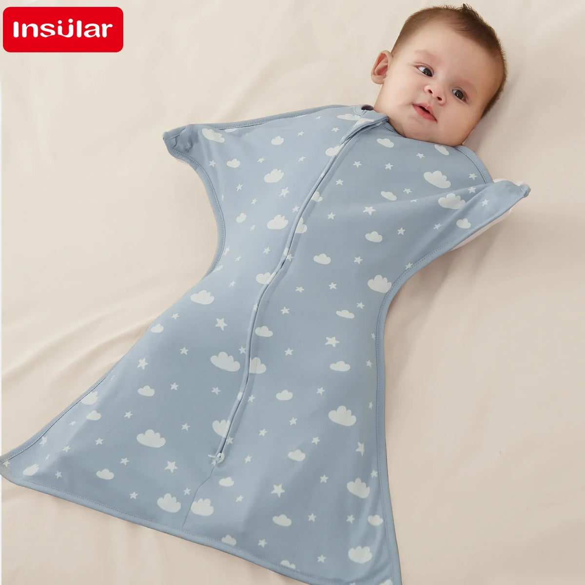 100% Cotton Soft Summer Thin Baby Sleeping Bag Newborn Swaddle Blanket Comfort Sleep Infant Wearable Blanket For 0-12 Months