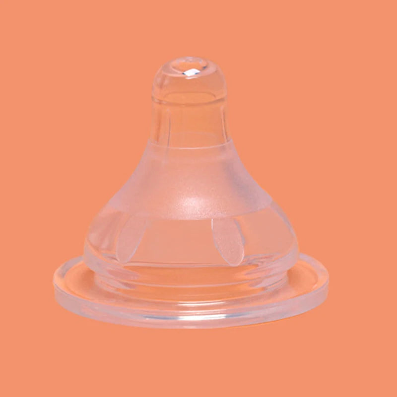 5cm Baby Silicone Wide Mouth Nipples Pacifier 100% Bpa Free Liquid Silicone Wide Neck Bottle Nipple Pacifiers Anti-Colic Hole