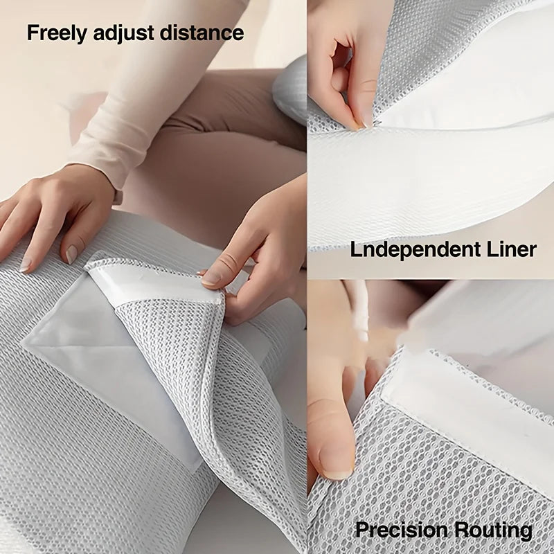 U Shaped Maternity Pillow - Full Body Support for Pregnant Women, Comfortable Belly Back Hip Pain Relief for Side Sleepers