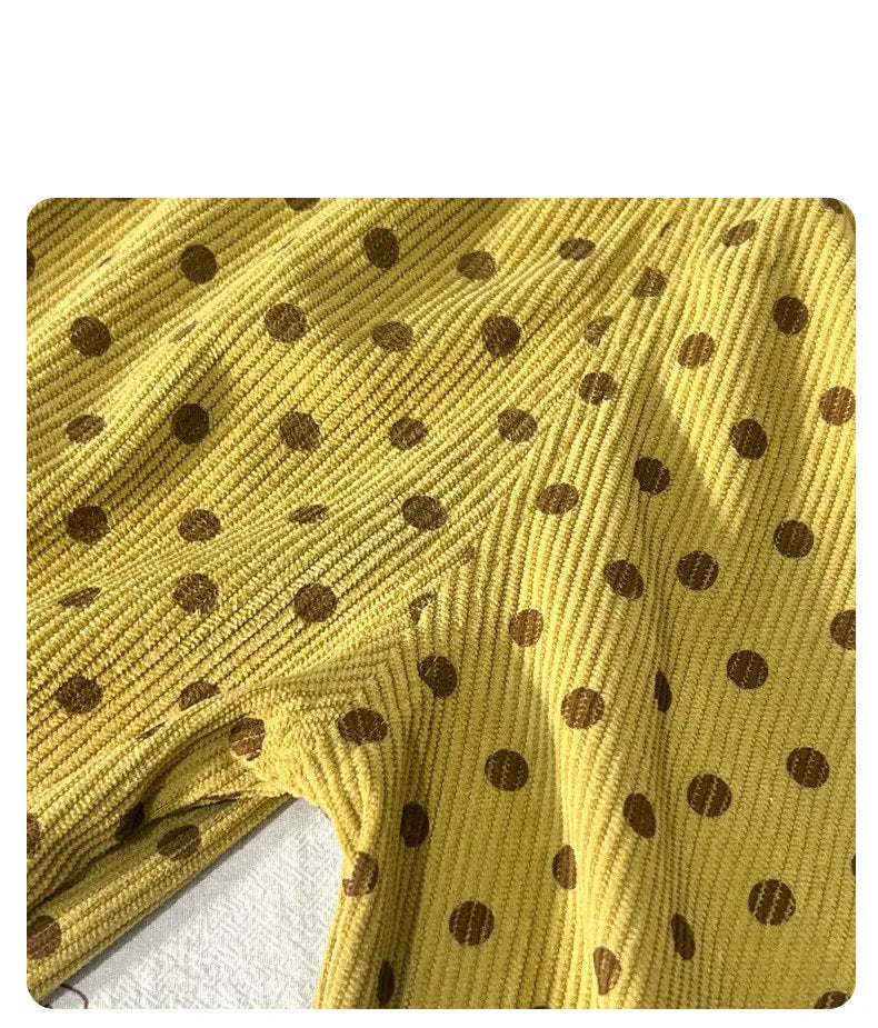1 to 6 Years Spring Printed Casual Sweatpants Kids Girls Boys Corduroy Pants Loose Design Soft Children Trousers