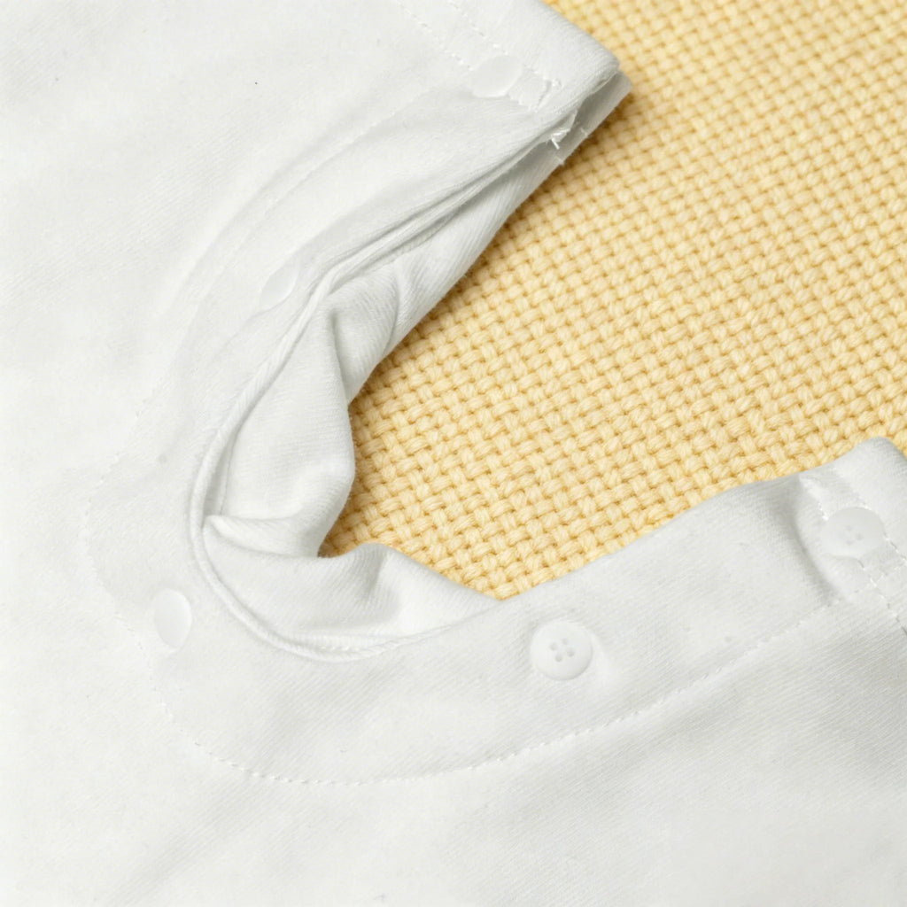 Baptism Clothes for Infant Boys Girls Soft Cotton Bodysuit 3-24 Months Baby First Christening Outfit Summer Toddler Suit
