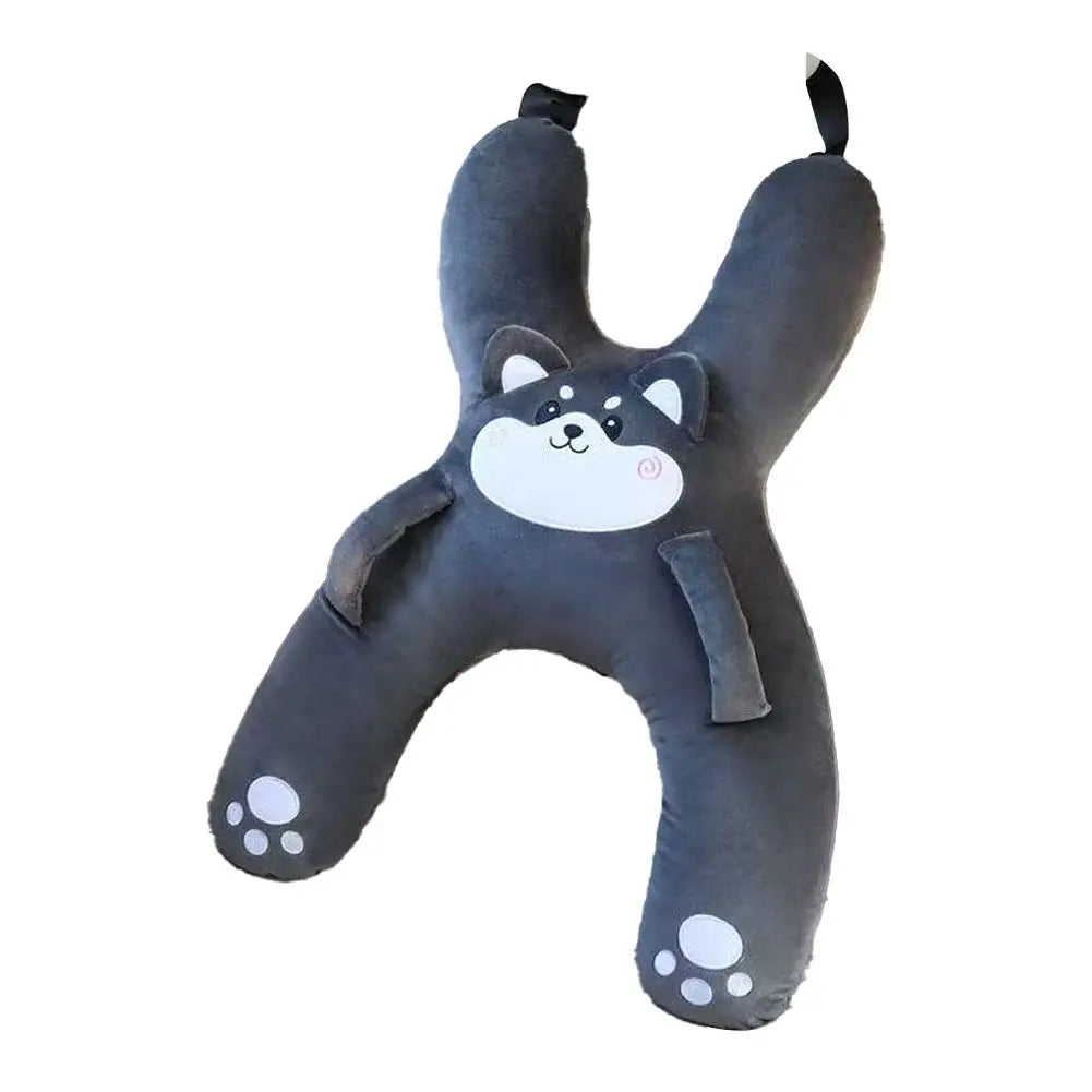 Car Children's Pillow Comfortable And Breathable Car Waist Pillow Child Cute Sleeping Car-Mounted Headrest Cartoon Support B0N1