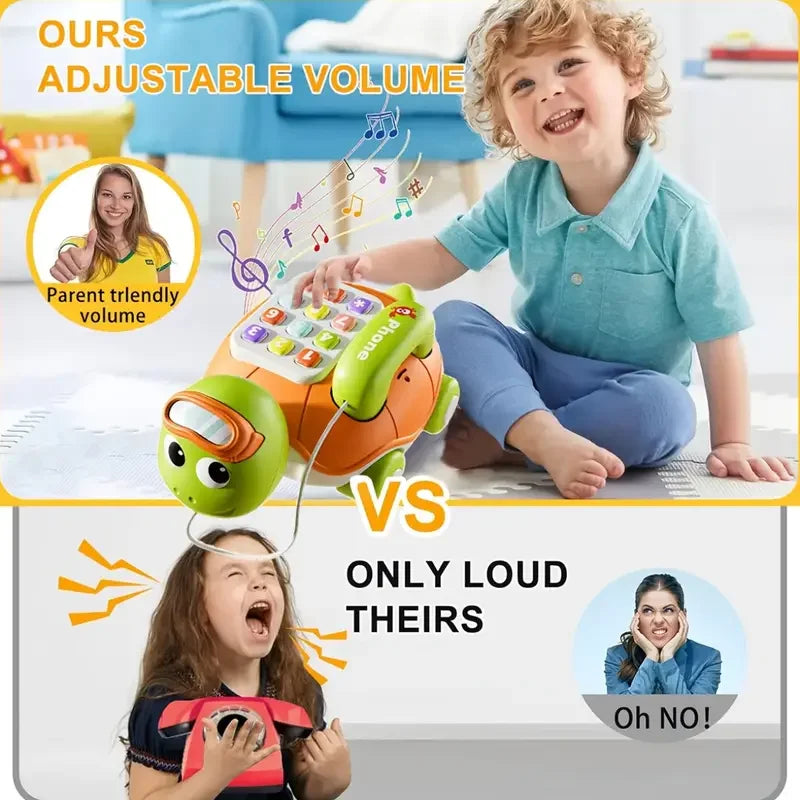 Montessori Educational Toys Baby Musical Bus Toys Educational Musical Learning Toddler for Baby Toddler Activity Bus Toys