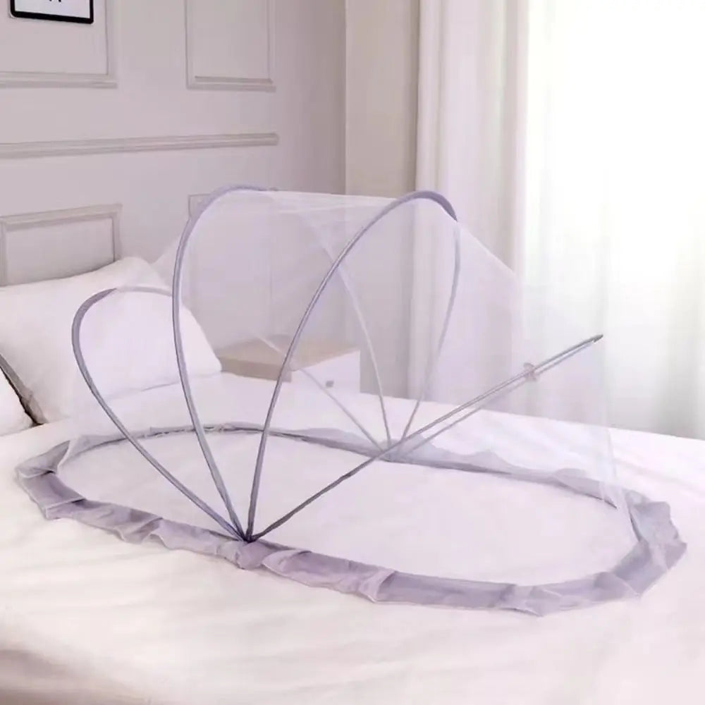 Folding Baby Crib Mosquitoes Net Breathable Soft Infant Mosquito Net Bed Portable Full-Coverage Mesh Sleeping Net Baby Sleep