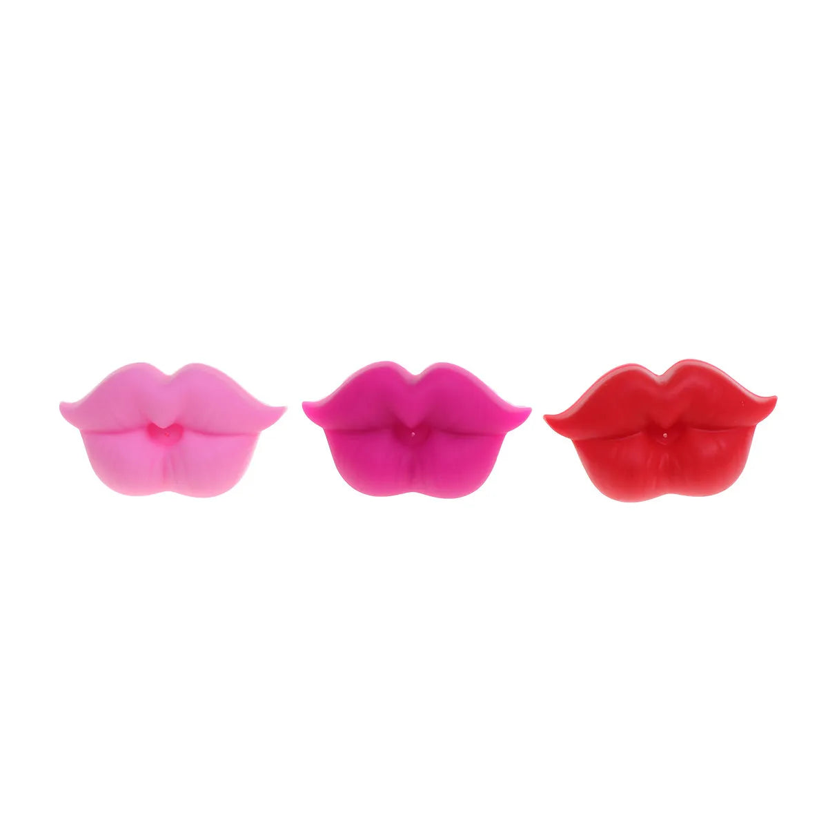 3Pcs Pacifier for Lip Shape Silicone Infant Pacifier Gentle Soothing Tool for Teething Calm Sleep Gift