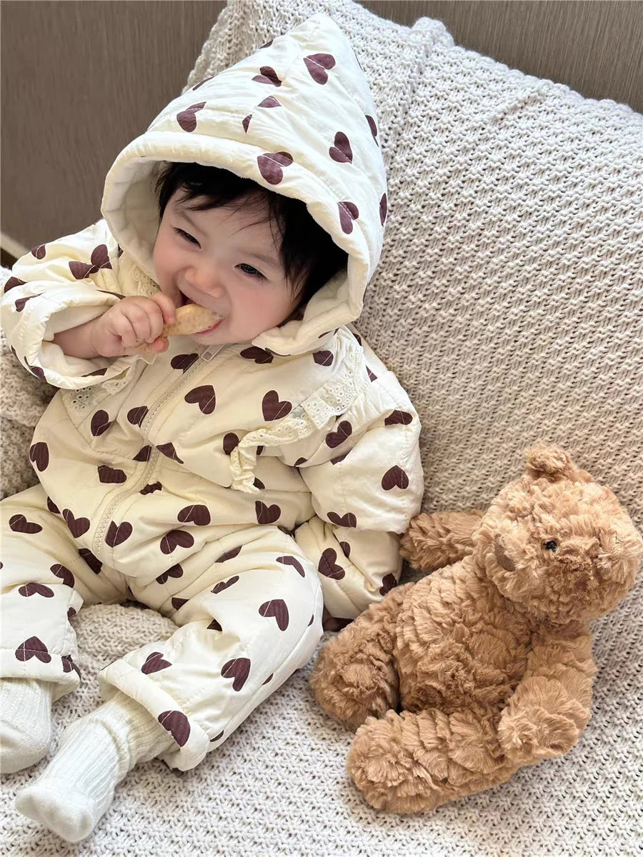Baby Outing Clothes 2025 Autumn And Winter Children s Clothing Baby Cotton Clothes Crawling Clothes