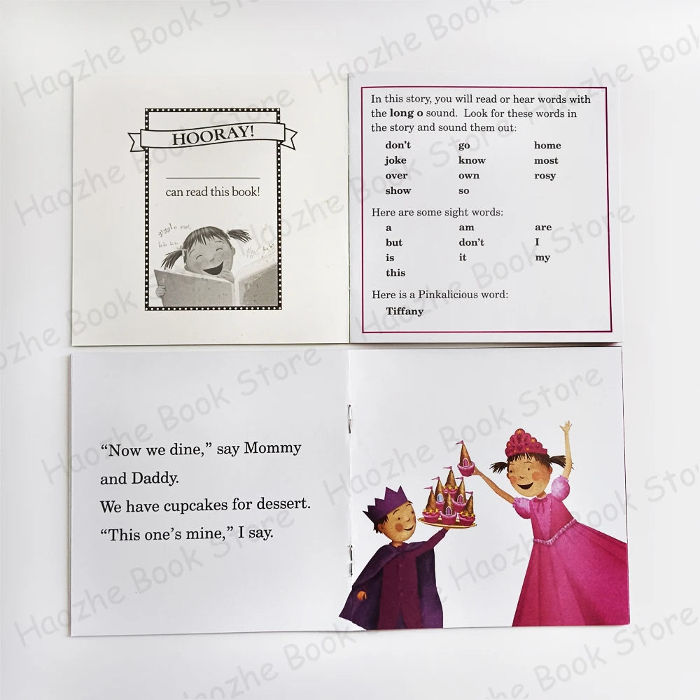 12 Books Pinkalicious I Can Read Phonics English Picture Book Story Pocket Book for Children Kids Montessori Bedtime Reading