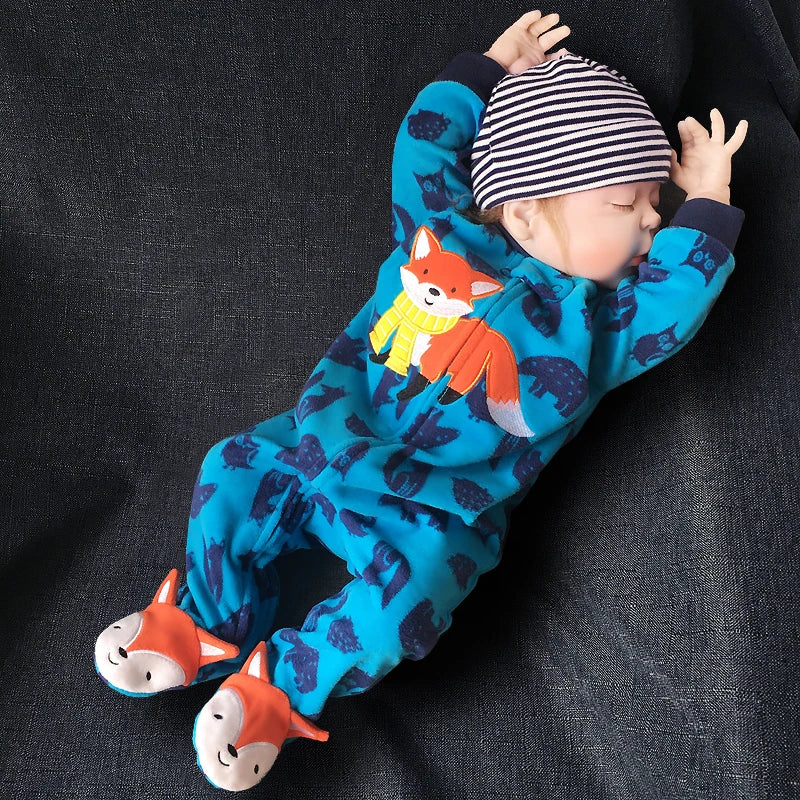 Newborn Baby Clothing Winter Boys Jumpsuit Fleece Overalls Infants Baby Clothes Warm New Born Home Dress Toddler Girls Costume