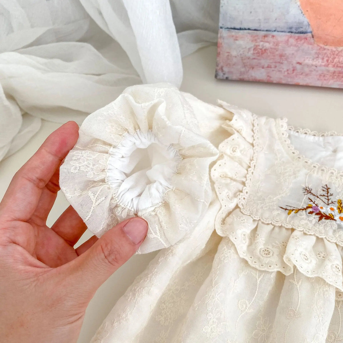 Newborn Baby Clothes Girl Spring Summer 2025 Floral Lace Baby Girl Romper Clothes Cotton Infant Baby Bodysuit Girl Jumpsuit