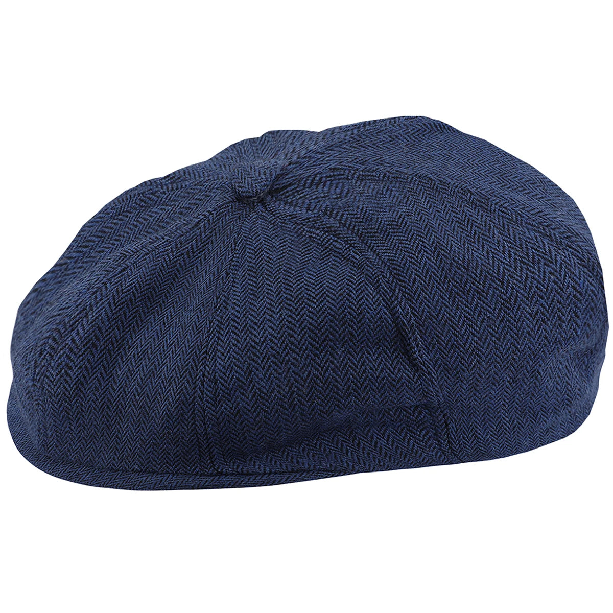 Baby Boy Hat Toddler Golf Cap Newborn Baptism Herringbone Flag Headgear Kids Gentleman Wedding Cotton Soft Lining Accessories