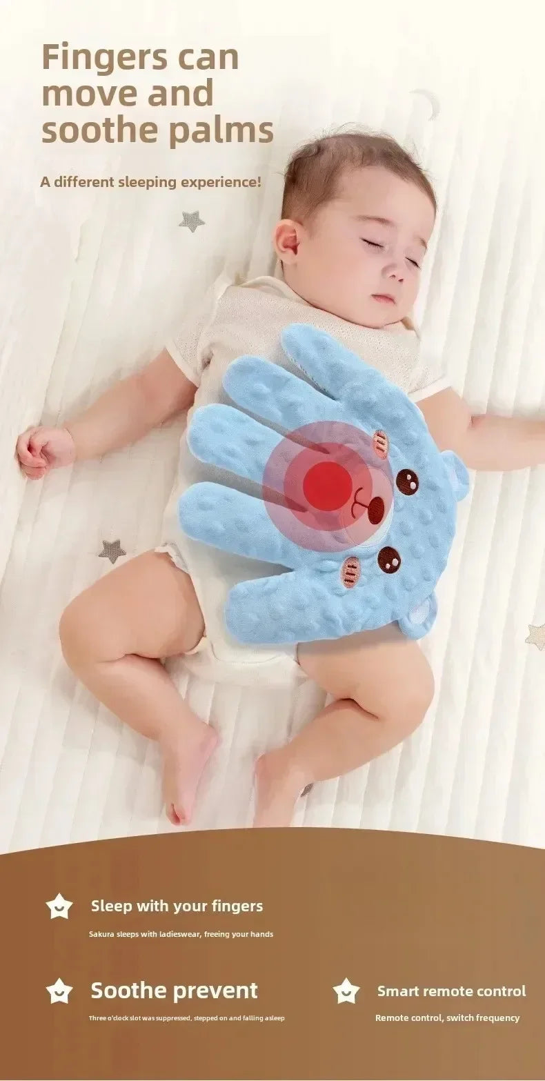 Newborn Baby Sleep Aid Palm Pillow Remote Control Soothing Calming Cushion Toddler Sleep Support Pillow
