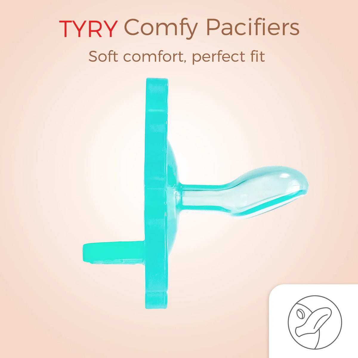TYRY.HU 2PCS Koala Silicone Baby Pacifier Food Grade Newborn Soother Solid Color Silicone Nipple Dummies for Bebe
