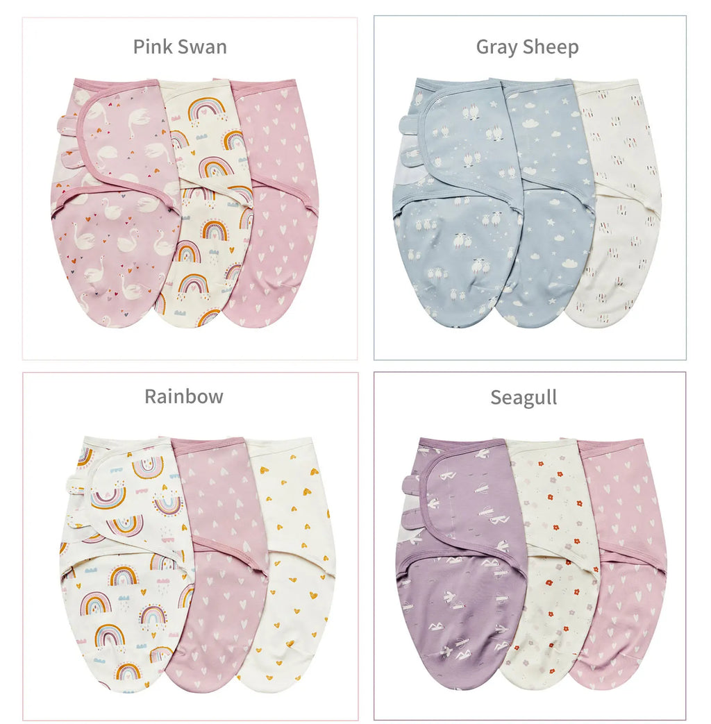 INSULAR New Baby Sleeping Bag Newborn Swaddle Envelope Cocoon Wrap Swaddle Soft 100% Cotton Sleep Blanket Baby Blankets