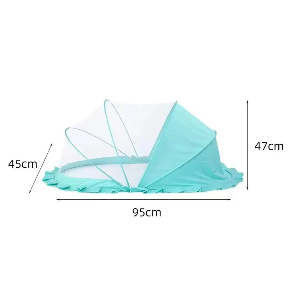 Folding Baby Crib Mosquitoes Net Breathable Soft Infant Mosquito Net Bed Portable Full-Coverage Mesh Sleeping Net Baby Sleep