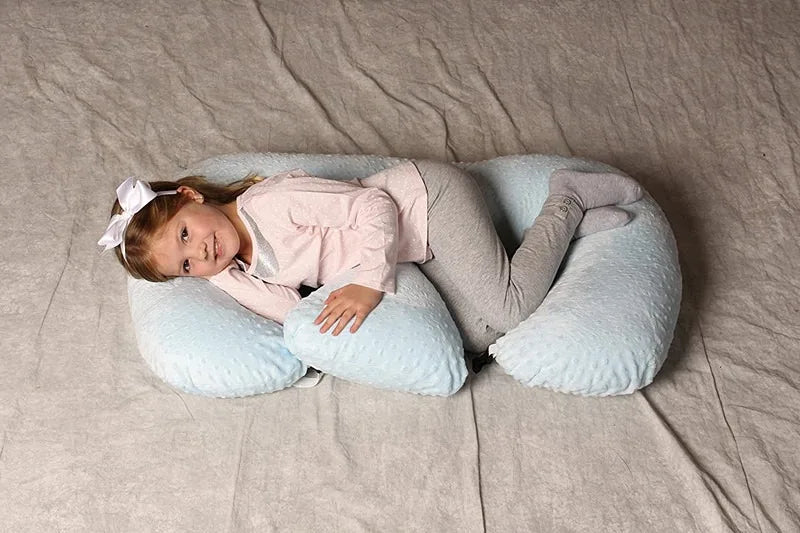 Baby Twin Pillow Multi Functional Nursing Pillow Anti Overflow Spitting Pillows Cushion for Newborns Feeding Bed Baby Nest