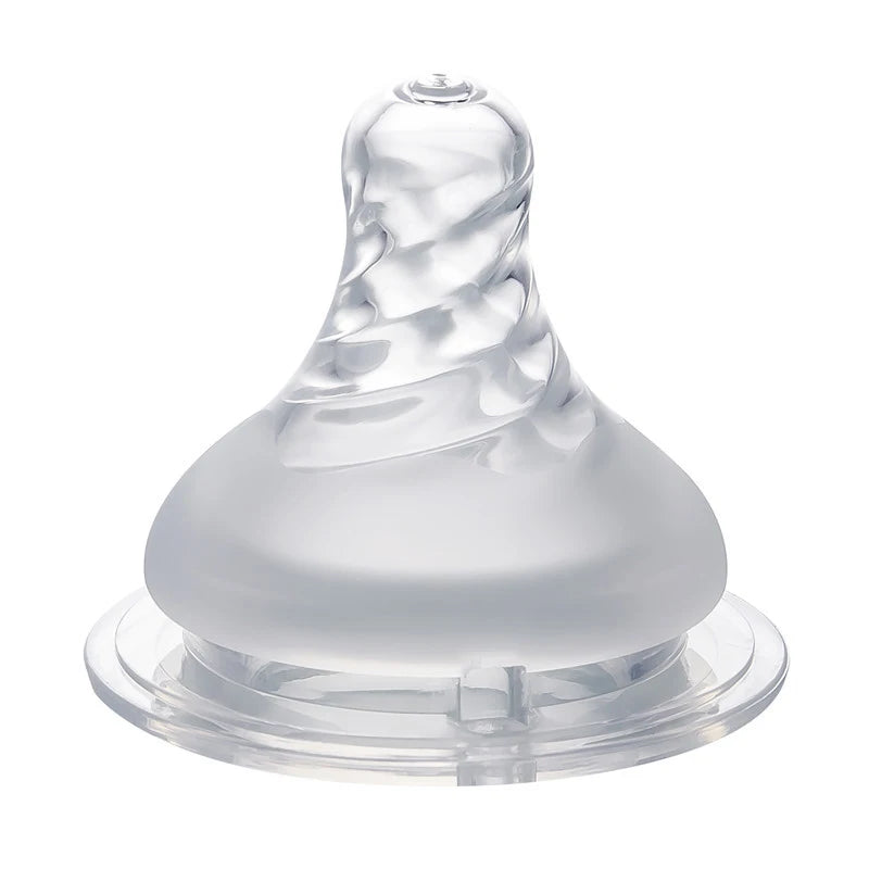 5cm Baby Silicone Wide Mouth Nipples Pacifier 100% Bpa Free Liquid Silicone Wide Neck Bottle Nipple Pacifiers Anti-Colic Hole