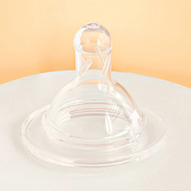 5cm Baby Silicone Wide Mouth Nipples Pacifier 100% Bpa Free Liquid Silicone Wide Neck Bottle Nipple Pacifiers Anti-Colic Hole