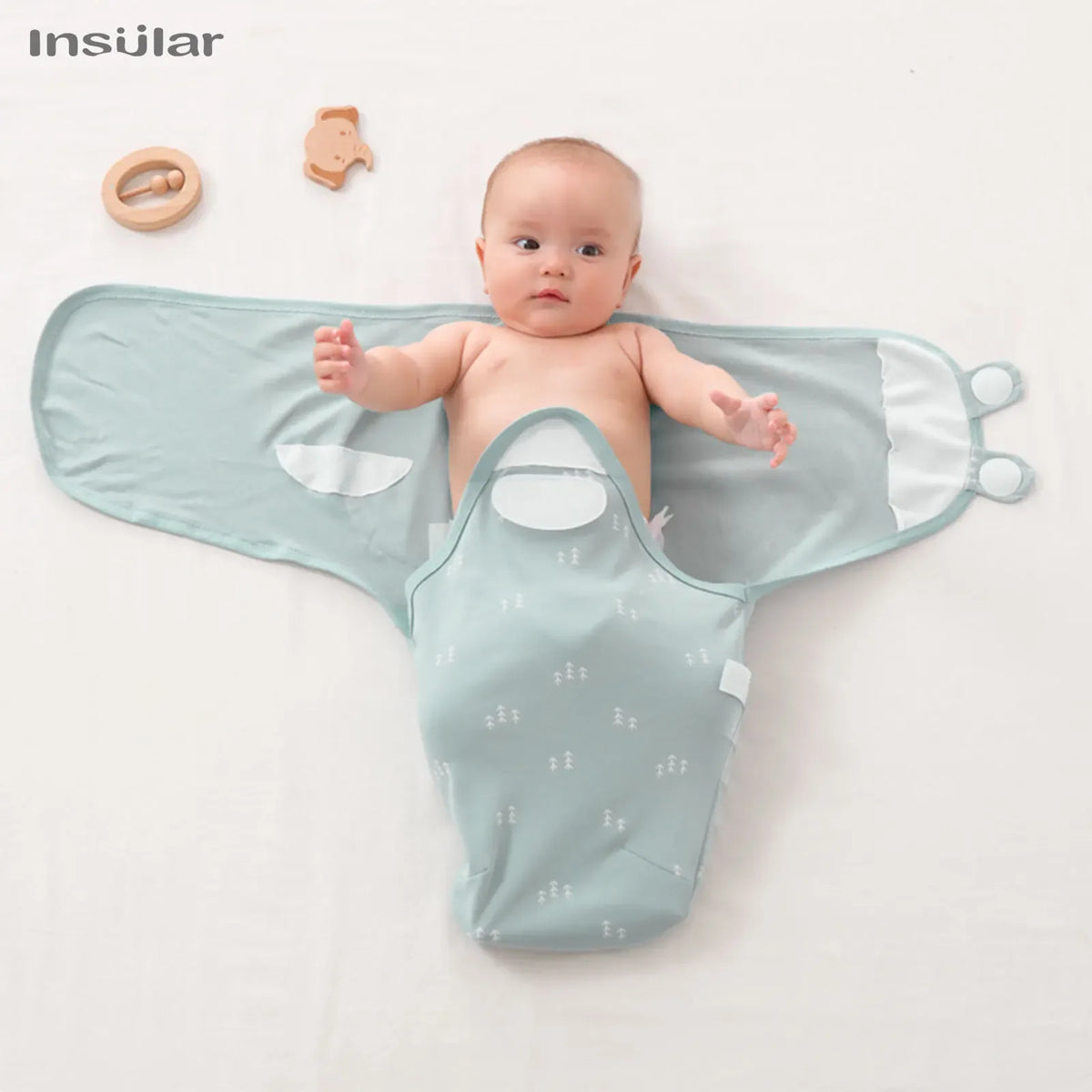 INSULAR New Baby Sleeping Bag Newborn Swaddle Envelope Cocoon Wrap Swaddle Soft 100% Cotton Sleep Blanket Baby Blankets