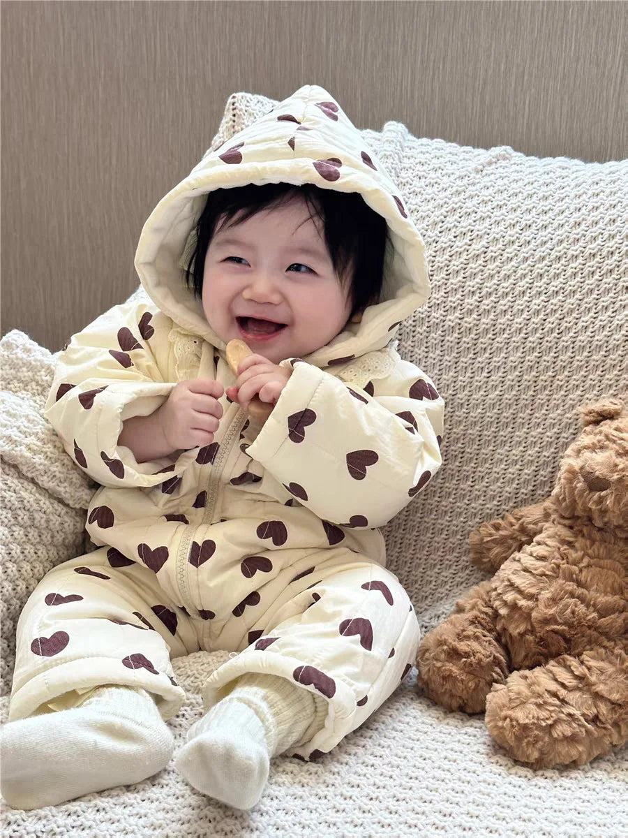 Baby Outing Clothes 2025 Autumn And Winter Children s Clothing Baby Cotton Clothes Crawling Clothes