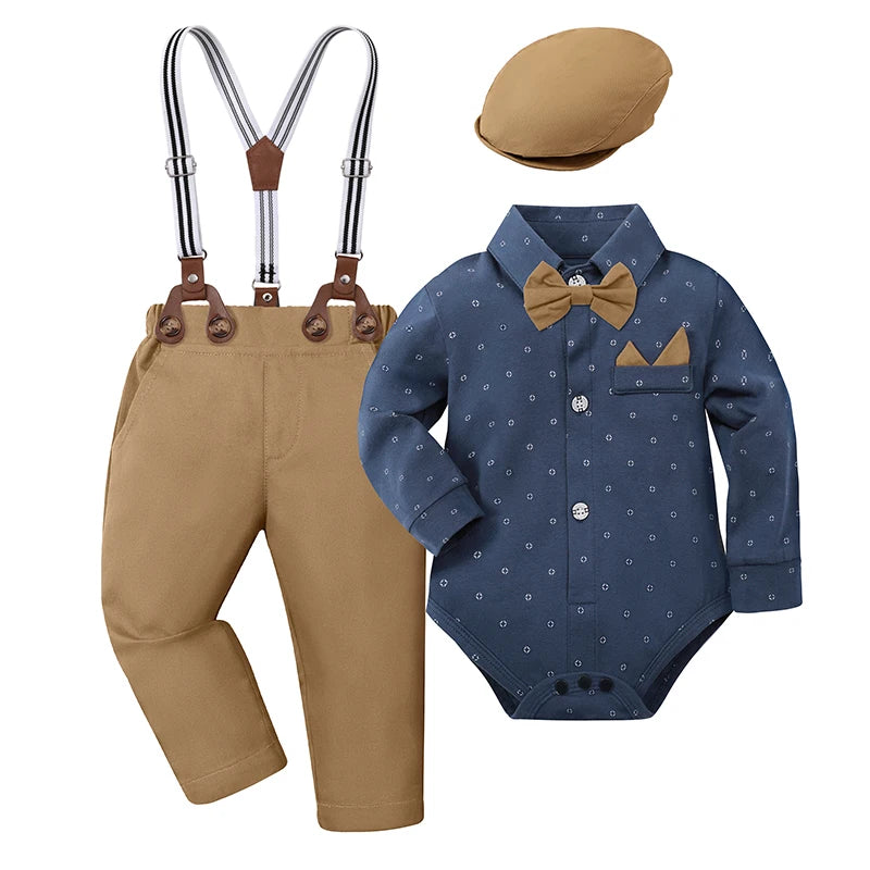 Baby Boy Clothes Christening Outfit Infant Baptism Easter Dedication White Suits Toddler Wedding Birthday Party Gift Set